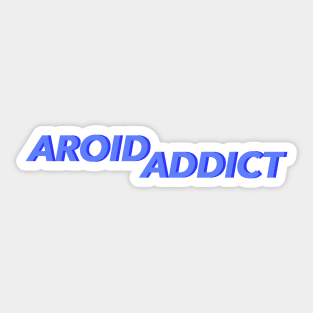 Aroid Addict - blue Sticker